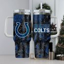 Indianapolis Colts NFL Custom Stanley Quencher 30oz-40oz Stainless Steel Tumbler Hot And Cold Tumbler