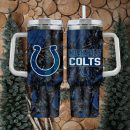 Indianapolis Colts NFL Custom Stanley Quencher 30oz-40oz Stainless Steel Tumbler Hot And Cold Tumbler