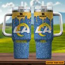 NFL Los Angeles Rams Custom Stanley Quencher 30oz-40oz Stainless Steel Tumbler Hot And Cold Tumbler