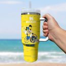 Los Angeles Rams NFL Mickey Mouse Custom Stanley Quencher 30oz-40oz Stainless Steel Tumbler Hot And Cold Tumbler