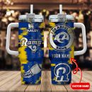 Los Angeles Rams NFL Custom Stanley Quencher 30oz-40oz Stainless Steel Tumbler Hot And Cold Tumbler