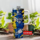 Los Angeles Rams NFL Custom Stanley Quencher 30oz-40oz Stainless Steel Tumbler Hot And Cold Tumbler