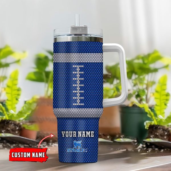 Los Angeles Rams NFL Crystal Custom Stanley Quencher 30oz-40oz Stainless Steel Tumbler Hot And Cold Tumbler - Image 2
