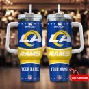 Los Angeles Rams NFL Custom Stanley Quencher 30oz-40oz Stainless Steel Tumbler Hot And Cold Tumbler