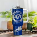 Los Angeles Rams NFL Custom Stanley Quencher 30oz-40oz Stainless Steel Tumbler Hot And Cold Tumbler