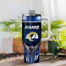 Los Angeles Rams NFL Nutrition Facts Custom Stanley Quencher 30oz-40oz Stainless Steel Tumbler Hot And Cold Tumbler