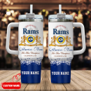 Los Angeles Rams NFL Champions Modelo Custom Stanley Quencher 30oz-40oz Stainless Steel Tumbler Hot And Cold Tumbler