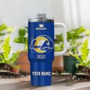 Los Angeles Rams NFL 3D Logo Custom Stanley Quencher 30oz-40oz Stainless Steel Tumbler Hot And Cold Tumbler