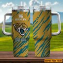 Jacksonville Jaguars NFL Custom Stanley Quencher 30oz-40oz Stainless Steel Tumbler Hot And Cold Tumbler