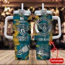 Jacksonville Jaguars NFL Custom Stanley Quencher 30oz-40oz Stainless Steel Tumbler Hot And Cold Tumbler
