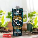 Jacksonville Jaguars NFL Custom Stanley Quencher 30oz-40oz Stainless Steel Tumbler Hot And Cold Tumbler