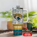 Jacksonville Jaguars NFL Custom Stanley Quencher 30oz-40oz Stainless Steel Tumbler Hot And Cold Tumbler