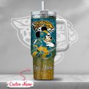 Jacksonville Jaguars NFL Mickey Mouse Glitter Custom Stanley Quencher 30oz-40oz Stainless Steel Tumbler Hot And Cold Tumbler