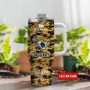 Jacksonville Jaguars NFL Camouflage Custom Stanley Quencher 30oz-40oz Stainless Steel Tumbler Hot And Cold Tumbler