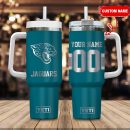 Jacksonville Jaguars NFL Laser Engraved Effect Custom Stanley Quencher 30oz-40oz Stainless Steel Tumbler Hot And Cold Tumbler