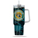 Jacksonville Jaguars NFL Custom Stanley Quencher 30oz-40oz Stainless Steel Tumbler Hot And Cold Tumbler