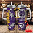 Minnesota Vikings NFL Custom Stanley Quencher 30oz-40oz Stainless Steel Tumbler Hot And Cold Tumbler