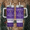 Minnesota Vikings NFL Custom Stanley Quencher 30oz-40oz Stainless Steel Tumbler Hot And Cold Tumbler