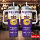 Minnesota Vikings NFL Corona Extra Custom Stanley Quencher 30oz-40oz Stainless Steel Tumbler Hot And Cold Tumbler