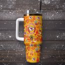 Kansas City Chiefs NFL Sports Custom Stanley Quencher 30oz-40oz Stainless Steel Tumbler Hot And Cold Tumbler