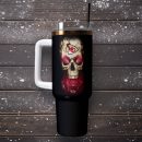 Kansas City Chiefs NFL Sports X Skull Custom Stanley Quencher 30oz-40oz Stainless Steel Tumbler Hot And Cold Tumbler