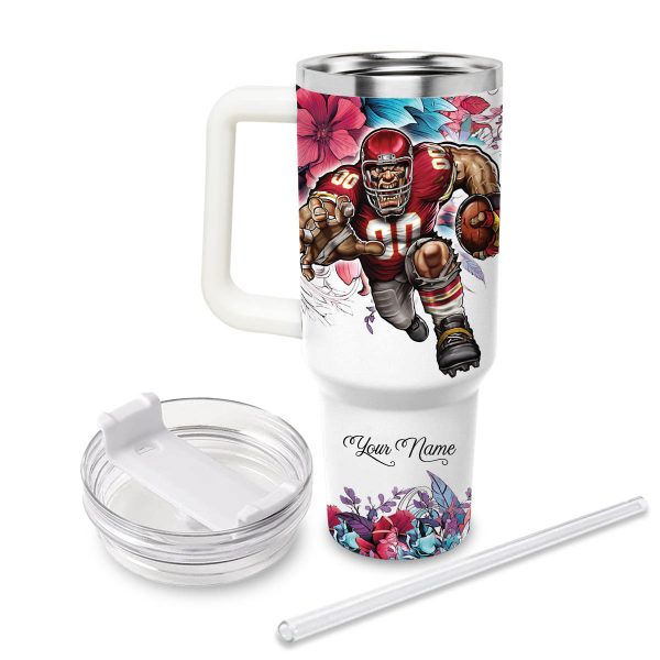 Kansas City Chiefs NFL Custom Stanley Quencher 30oz-40oz Stainless Steel Tumbler Hot And Cold Tumbler - Image 2