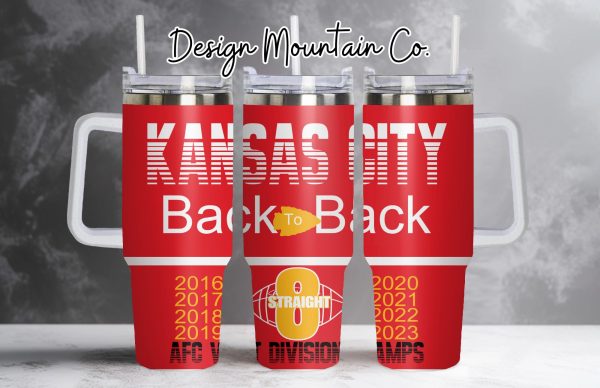 Kansas City Chiefs AFC NFL Custom Stanley Quencher 30oz-40oz Stainless Steel Tumbler Hot And Cold Tumbler
