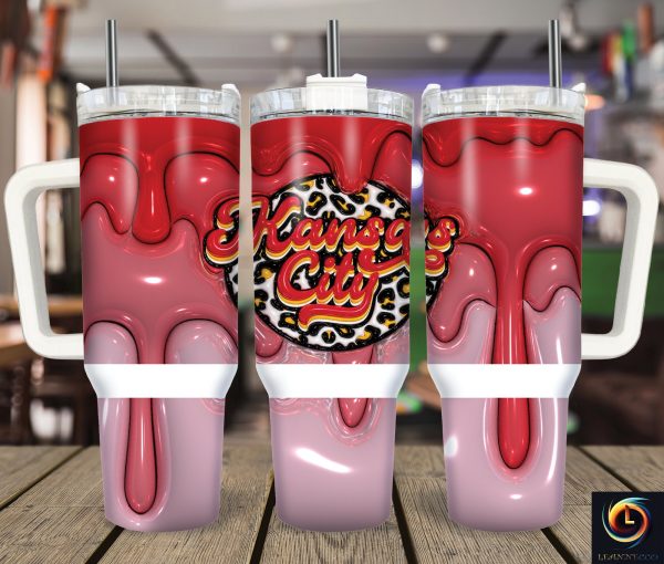 Kansas City Chiefs NFL Custom Stanley Quencher 30oz-40oz Stainless Steel Tumbler Hot And Cold Tumbler