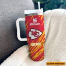 Kansas City Chiefs NFL Custom Stanley Quencher 30oz-40oz Stainless Steel Tumbler Hot And Cold Tumbler
