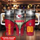 Kansas City Chiefs NFL Custom Stanley Quencher 30oz-40oz Stainless Steel Tumbler Hot And Cold Tumbler