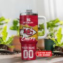 Kansas City Chiefs NFL Custom Stanley Quencher 30oz-40oz Stainless Steel Tumbler Hot And Cold Tumbler