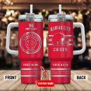 Kansas City Chiefs NFL Custom Stanley Quencher 30oz-40oz Stainless Steel Tumbler Hot And Cold Tumbler