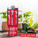 Kansas City Chiefs NFL Energy Nutrition Facts Custom Stanley Quencher 30oz-40oz Stainless Steel Tumbler Hot And Cold Tumbler