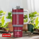 Kansas City Chiefs NFL Crystal Custom Stanley Quencher 30oz-40oz Stainless Steel Tumbler Hot And Cold Tumbler