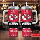 Kansas City Chiefs NFL Custom Stanley Quencher 30oz-40oz Stainless Steel Tumbler Hot And Cold Tumbler