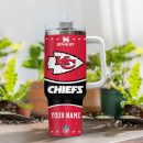 Kansas City Chiefs NFL Custom Stanley Quencher 30oz-40oz Stainless Steel Tumbler Hot And Cold Tumbler
