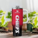 Kansas City Chiefs NFL Custom Stanley Quencher 30oz-40oz Stainless Steel Tumbler Hot And Cold Tumbler