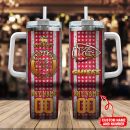 Kansas City Chiefs NFL Golden Logos US Flag Custom Stanley Quencher 30oz-40oz Stainless Steel Tumbler Hot And Cold Tumbler