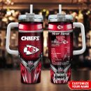 Kansas City Chiefs NFL Nutrition Facts Custom Stanley Quencher 30oz-40oz Stainless Steel Tumbler Hot And Cold Tumbler