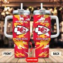 Kansas City Chiefs NFL Custom Stanley Quencher 30oz-40oz Stainless Steel Tumbler Hot And Cold Tumbler