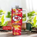 Kansas City Chiefs NFL Custom Stanley Quencher 30oz-40oz Stainless Steel Tumbler Hot And Cold Tumbler