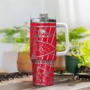 Kansas City Chiefs NFL Silver Custom Stanley Quencher 30oz-40oz Stainless Steel Tumbler Hot And Cold Tumbler