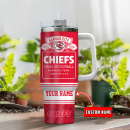 Kansas City Chiefs NFL Bud Light Custom Stanley Quencher 30oz-40oz Stainless Steel Tumbler Hot And Cold Tumbler
