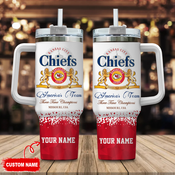 Kansas City Chiefs NFL Champions Modelo Custom Stanley Quencher 30oz-40oz Stainless Steel Tumbler Hot And Cold Tumbler