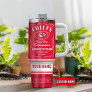 Kansas City Chiefs NFL Custom Stanley Quencher 30oz-40oz Stainless Steel Tumbler Hot And Cold Tumbler