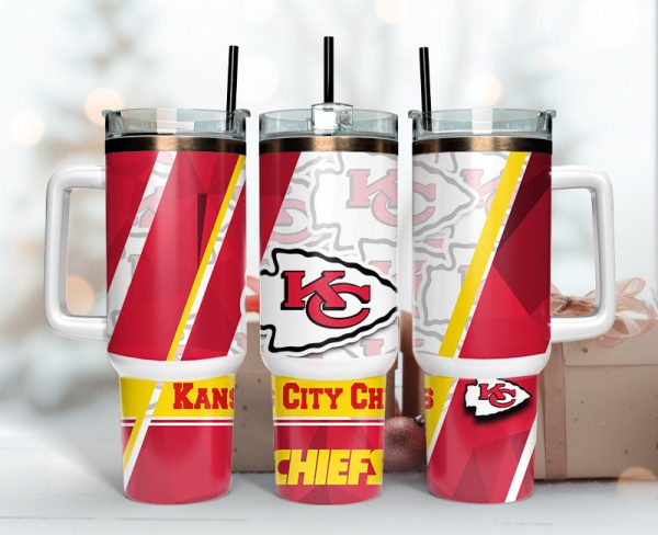 Kansas City Chiefs NFL Custom Stanley Quencher 30oz-40oz Stainless Steel Tumbler Hot And Cold Tumbler