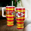 Kansas City Chiefs NFL Custom Stanley Quencher 30oz-40oz Stainless Steel Tumbler Hot And Cold Tumbler