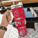 Kansas City Chiefs NFL Custom Stanley Quencher 30oz-40oz Stainless Steel Tumbler Hot And Cold Tumbler