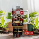 Kansas City Chiefs NFL Custom Stanley Quencher 30oz-40oz Stainless Steel Tumbler Hot And Cold Tumbler