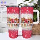 Kansas City Chiefs NFL Custom Stanley Quencher 30oz-40oz Stainless Steel Tumbler Hot And Cold Tumbler